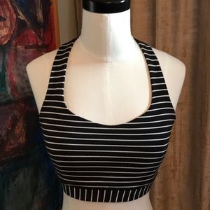 Lululemon Striped Sports Bra Size 4